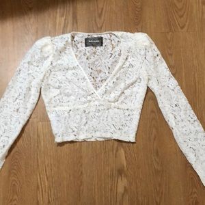 Reformation lace top